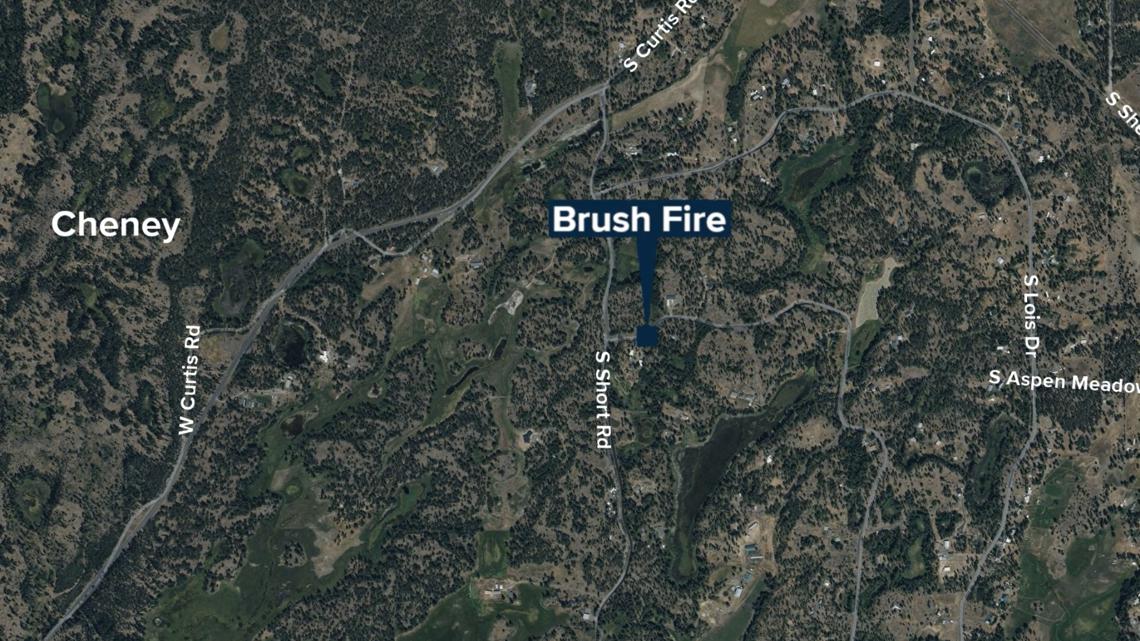 Evacuation orders issued for brush fire in Cheney