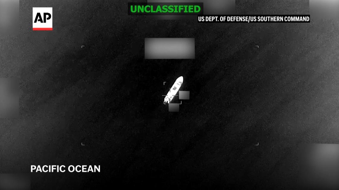 US military posts video of deadly strike against suspected drug boat in the Pacific
